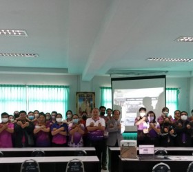 อบต.น้ำคำ จัดกิจกรรมประกาศเจตนารมณ์การป้องกันการทุจริตและประพฤติมิชอบ ปี2566