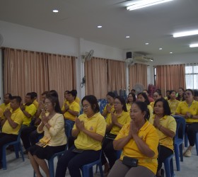 พิธีเจริญพระพุทธมนต์  และบำเพ็ญจิตตภาวนาเพื่อถวายเป็นพระราชกุศลแด่พระสมเด็จพระเจ้าอยู่หัวในโอกาสพระราชพิธีมหามงคลเฉลิมพระชนมพรรษา๖รอบ ๒๘ กรกฎาคม ๒๕๖๗