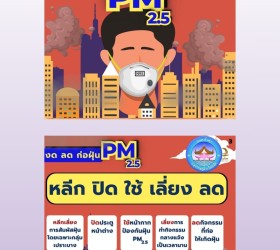 มีการดำเนินการกิจกรรมเพื่อแก้ปัญหาฝุ่นละออง
